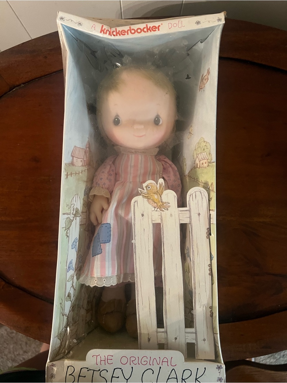 The Original Betsey Clark Doll - Pink Striped Dress